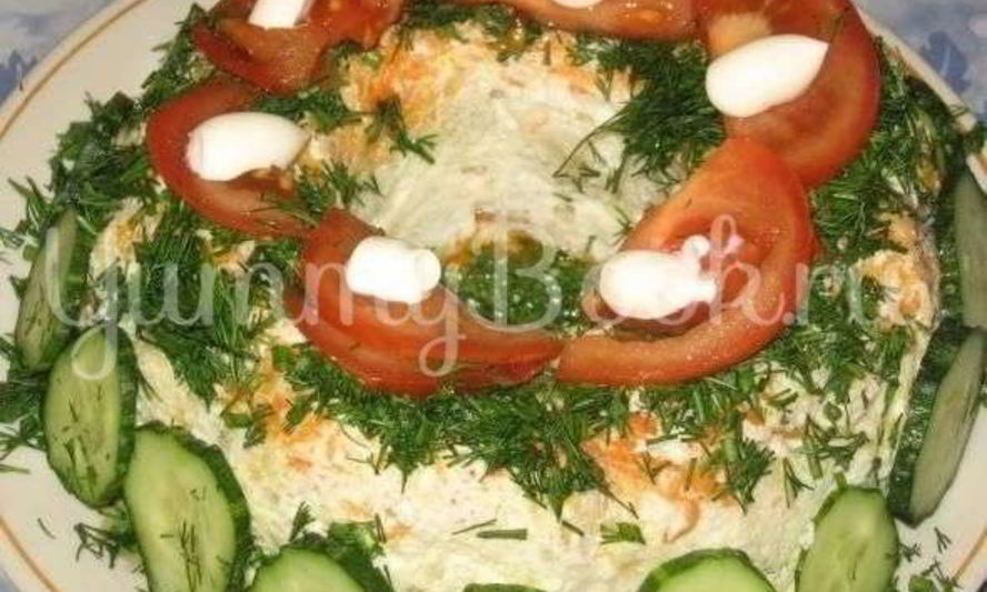 Рецепт рыбного тортика