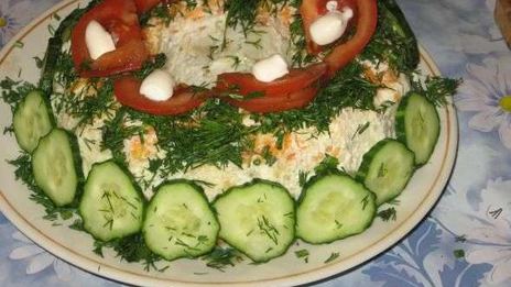 рыбный тортик