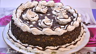 Шоколадно-кофейный торт