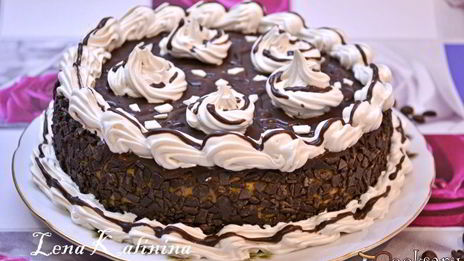 шоколадно-кофейный торт