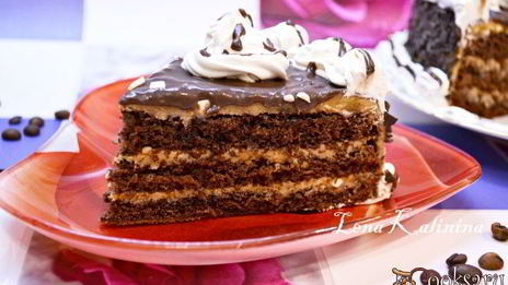 шоколадно-кофейный торт