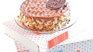 Шоколадно-миндальный торт