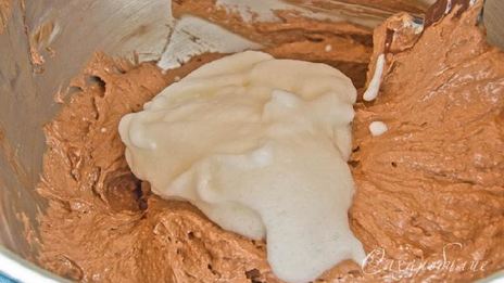 шоколадно-миндальный торт