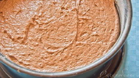 шоколадно-миндальный торт