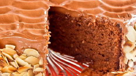 шоколадно-миндальный торт