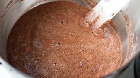 шоколадно-ореховый торт с нутеллой