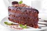 Шоколадный торт с кремом