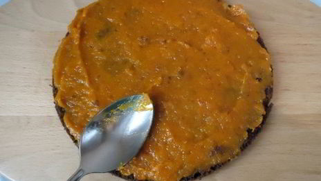 шоколадный торт с курагой