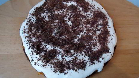 шоколадный торт с курагой