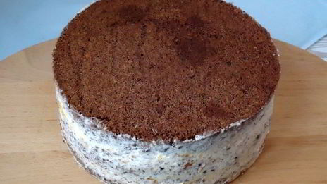 шоколадный торт с курагой