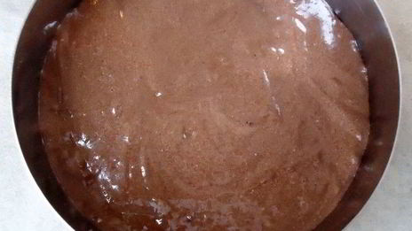 шоколадный торт с курагой