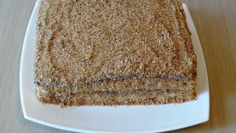 торт черное-белое