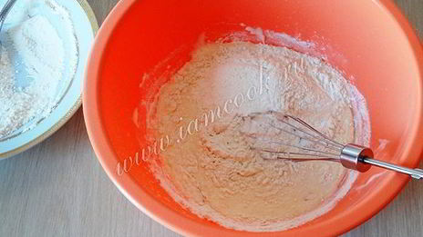 торт черное-белое