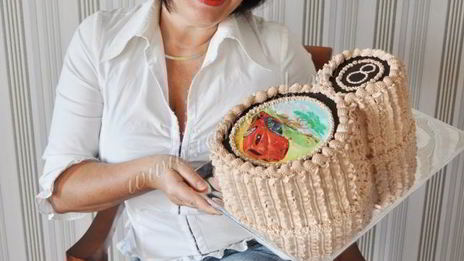 торт для автомобилиста восьмерка