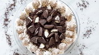 Торт из печенья и творога