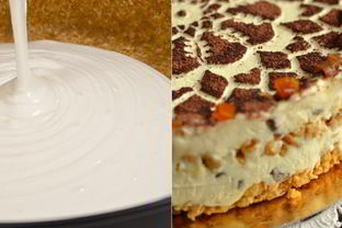 Торт из творога без выпечки