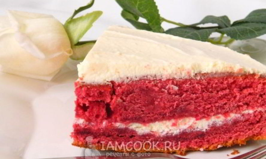 Рецепт торта красного бархат с красителем