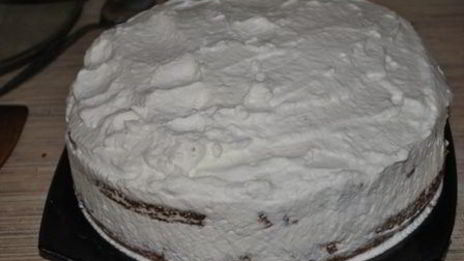 торт парадиз с манго и виноградом