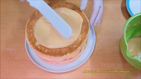 торт рыжик по-деревенски