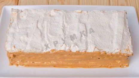 торт воздушный сникерс из песочного теста