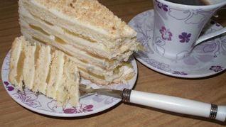 Торт Яблочный из песочного теста