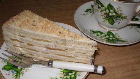 торт яблочный из песочного теста