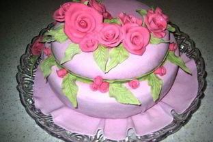 Торт Юбилейный с мастикой