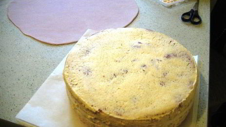 торт юбилейный с мастикой