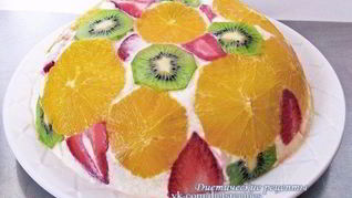 Творожно-йогуртовый торт Нотка лета