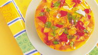 Учимся делать торт мозаика с желе и сметаной