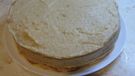 яблочно-медовый торт