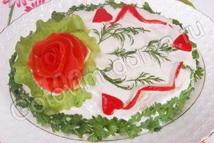 Закусочный мясной торт