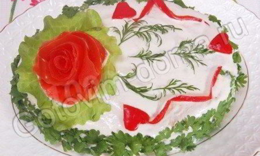 Рецепт закусочного мясного торта