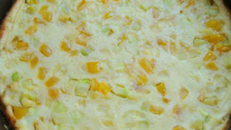 закусочный сырно-сливочный торт с курицей