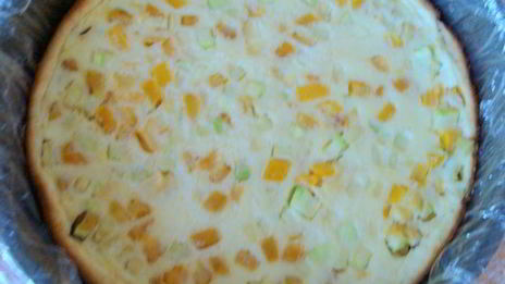 закусочный сырно-сливочный торт с курицей