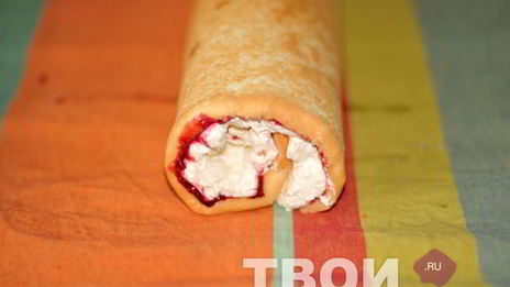 творожный рулет