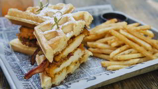 Картофельные вафли