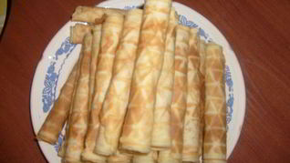 Вафельные трубочки