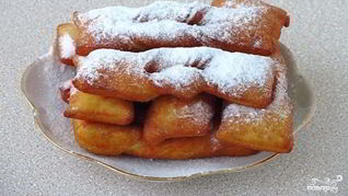 Воздушный хворост на кефире