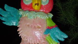 Выпечка из пресного теста Попугай Кеша