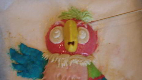 выпечка из пресного теста попугай кеша