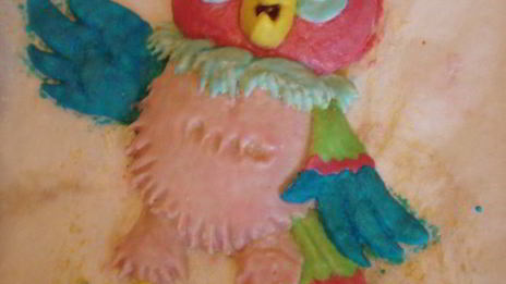 выпечка из пресного теста попугай кеша