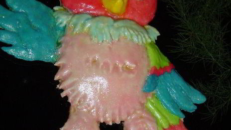 выпечка из пресного теста попугай кеша