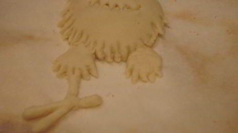 выпечка из пресного теста попугай кеша