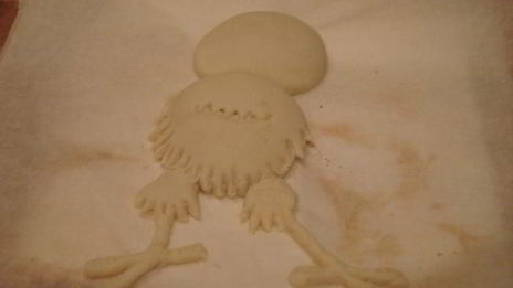 выпечка из пресного теста попугай кеша