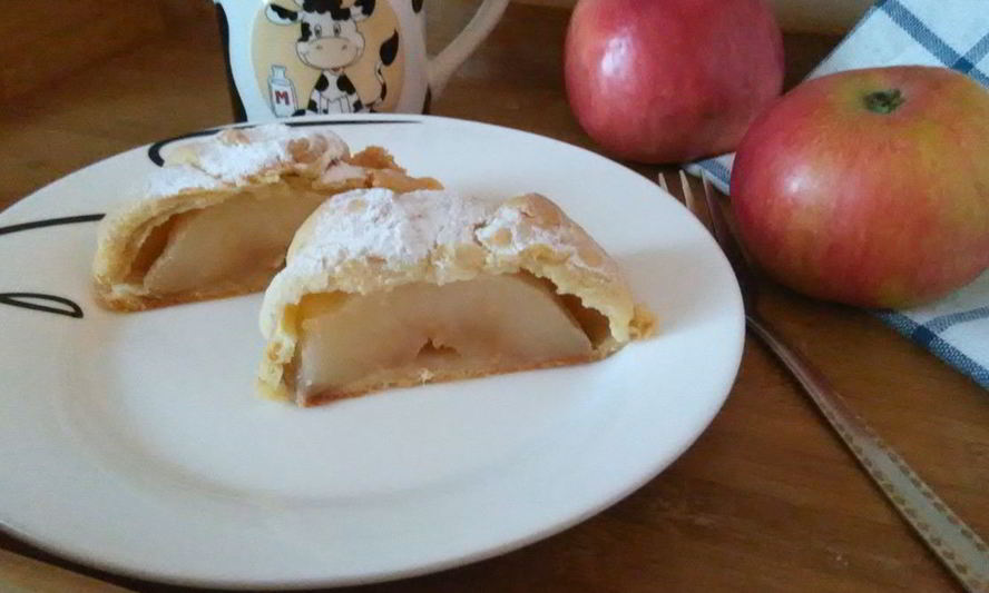 Рецепт яблок в тесте