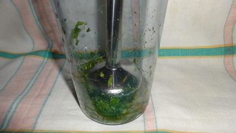 гороховая запеканка с брынзой и шпинатом