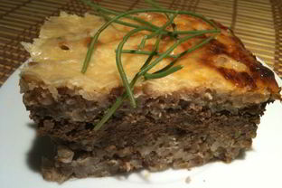 Гречневая запеканка с печенью