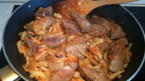 гречневая запеканка с печенью