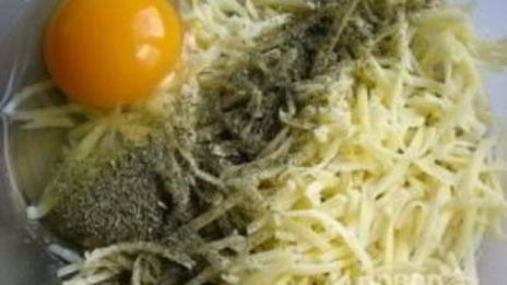 картофельная запеканка из тертого картофеля